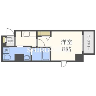 メインステージ西天満T’s SQUARE【3階】の間取り
