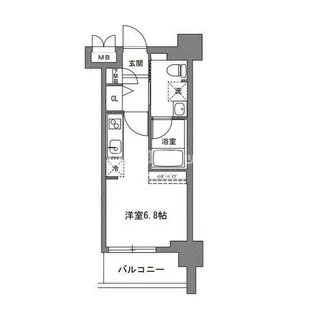 TLRレジデンス川崎大師【9階】の間取り