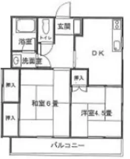 塚本マンション【2階】の間取り