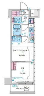 ジェノヴィア鐘ヶ淵【6階】の間取り