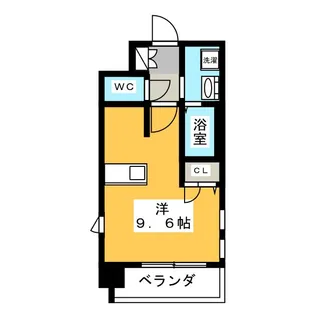 プレサンス久屋大通公園エアリー【6階】の間取り