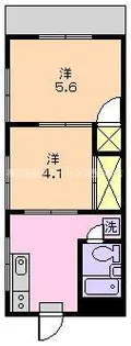 第3清水コーポ【1階】の間取り