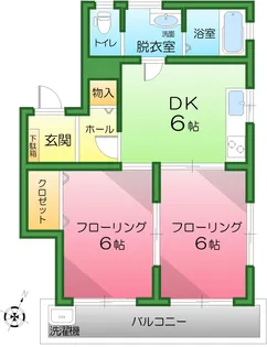 ハイムロワール【1階】の間取り