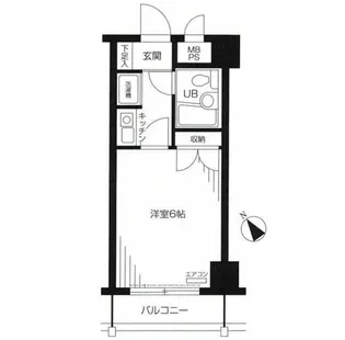 シティコープ目白【6階】の間取り