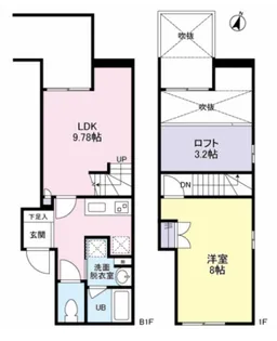 ソレーユ四谷三丁目の間取り