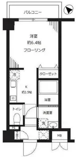 パルメゾン見次公園【5階】の間取り