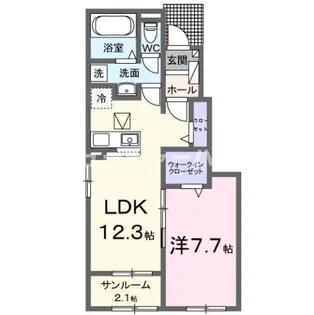 ミント【1階】の間取り