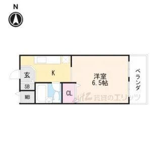 シャトレ富田【2階】の間取り
