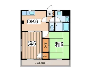 オークレスト瀬谷【2階】の間取り