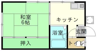 ミレットハイム【1階】の間取り