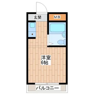 YOUハイム南巽【6階】の間取り