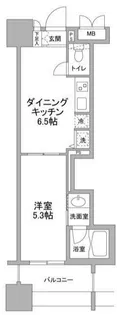 パークフラッツ横濱公園【7階】の間取り