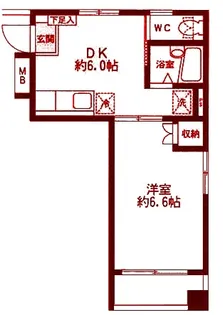 末次ビル【4階】の間取り