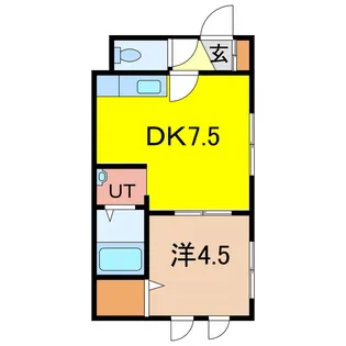 WELCOME I【1階】の間取り