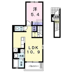 グランデレジデンス・クアットロ【2階】の間取り