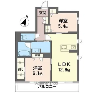 サリサ.i【2階】の間取り