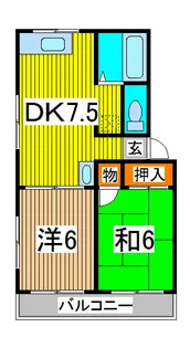 サルート【2階】の間取り