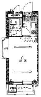 パールシティ中野【1階】の間取り
