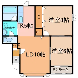 ルミエール18【2階】の間取り