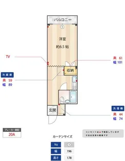 ペナテス大岡山【4階】の間取り