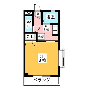 サントラストB【3階】の間取り