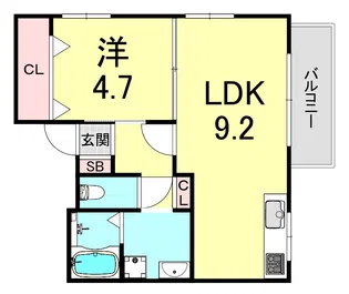 メゾン垂水【3階】の間取り