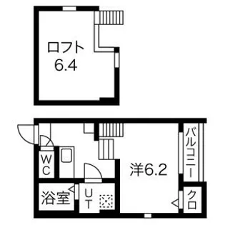 La Iris【2階】の間取り