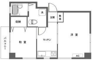 ブルーハイネス【3階】の間取り