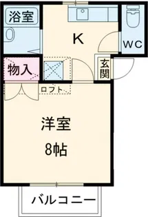 湘南ハイツC棟【1階】の間取り