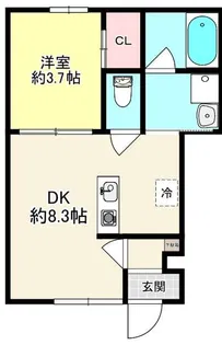 F・Uレジデンス【1階】の間取り