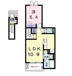 ハーモニー キャッスル【2階】の間取り