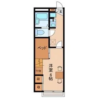 ドミール中島N【2階】の間取り