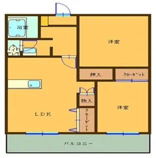 熊本県熊本市南区良町1【マンション】の間取り