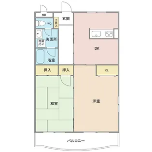 パラッオ王子【3階】の間取り