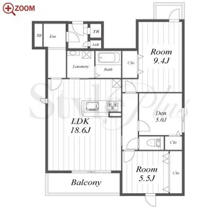 コートヤード滝川【2階】の間取り