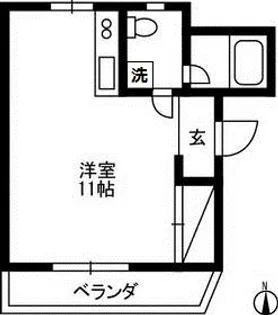 市川第2ビル【3階】の間取り