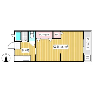 山忠ビル【3階】の間取り