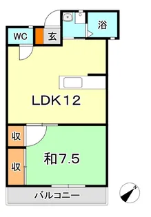 コンフォートエフ【3階】の間取り