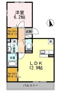 パルコートII【2階】の間取り