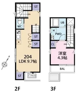 M&M【2階】の間取り