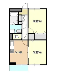 ビレッジ沖ノ田【2階】の間取り