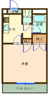 浅原コーポII【2階】の間取り