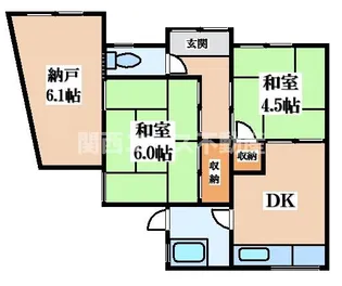 大阪府東大阪市喜里川町【一戸建】の間取り
