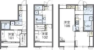 レオパレスおかのごう【1階】の間取り