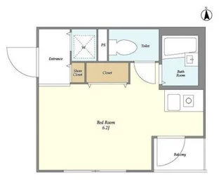 DRホームズ品川戸越【2階】の間取り