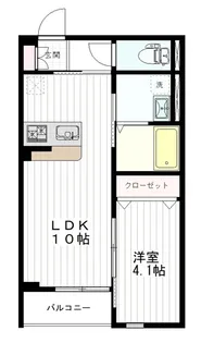 シュールメゾン【3階】の間取り