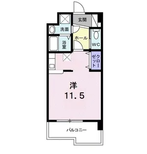 ロイヤルヒルズ【5階】の間取り