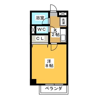 グレイ・パステロ【2階】の間取り