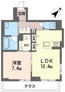 ラルク【1階】の間取り