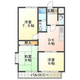 3DKの間取り画像